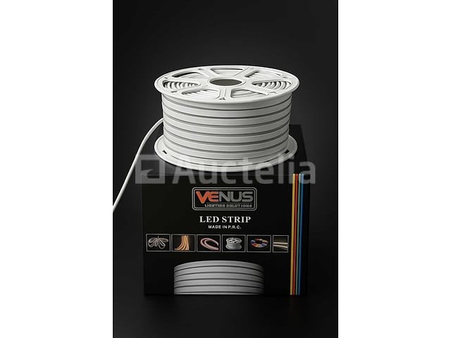 1 x neon led strip – 50 meter – 8w/m – groen – ip65 waterdicht - afbeelding 2 van  5