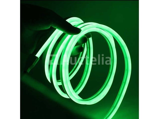 1 x neon led strip – 50 meter – 8w/m – groen – ip65 waterdicht - afbeelding 4 van  5