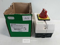 1 x noodstop in behuizing schneider 16a 3p - afbeelding 1 van  3
