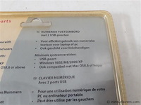 1 x numeriek toetsenbord met 2 usb poorten - afbeelding 2 van  2