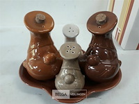 1 x olie/azijn/zout/peper set - afbeelding 3 van  3
