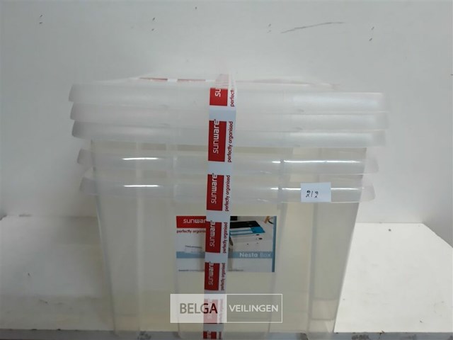 1 x opbergdozen in set 3 stuks sunware - afbeelding 2 van  3