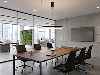 1 x orien design hanglamp sandy black 80cm 40w led cct 3 kleur & 3 stappen dimmen - afbeelding 9 van  10