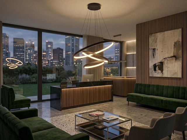 1 x orien design hanglamp zand zwart 20cm&40cm&60cm trio ring 50w led cct 3 kleur & 3 stappen dimmen - afbeelding 1 van  7
