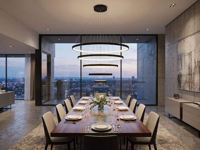 1 x orien design hanglamp zand zwart 20cm&40cm&60cm&80cm&100cm 5 ring 160w led cct 3 kleur - afbeelding 3 van  5