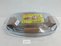 1 x ovenschotel glas ovaal 3 stuks - afbeelding 1 van  3