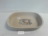 1 x ovenschotel steen 33 x 23 cm - afbeelding 1 van  3