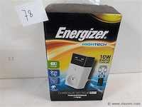1 x overspannings beveiliging met 2 usb laders - afbeelding 1 van  2