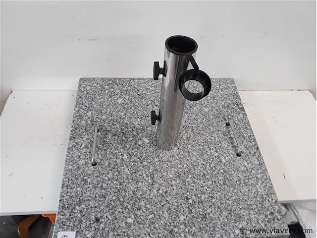 1 x parasolvoet graniet 40 kg 50x50x6 cm - afbeelding 2 van  2