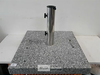 1 x parasolvoet graniet 40 kg 50x50x6 cm - afbeelding 1 van  3