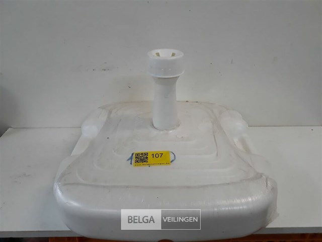 1 x parasolvoet pvc 10 l 45x45 cm - afbeelding 2 van  3