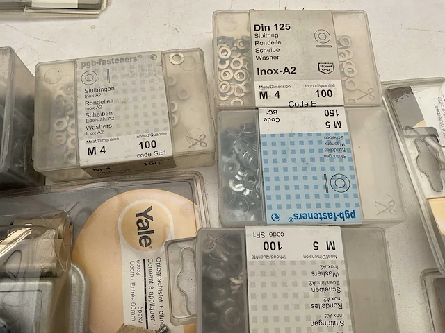 1 x partij rondellen; bevestigingsmaterialen; - afbeelding 12 van  12