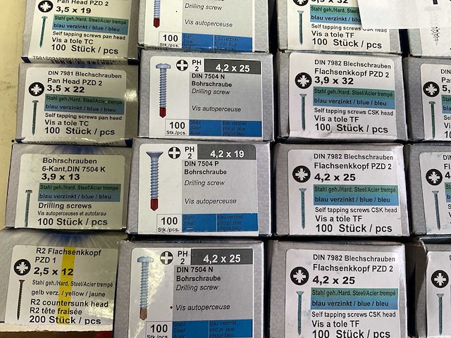 1 x partij schroeven - afbeelding 2 van  7