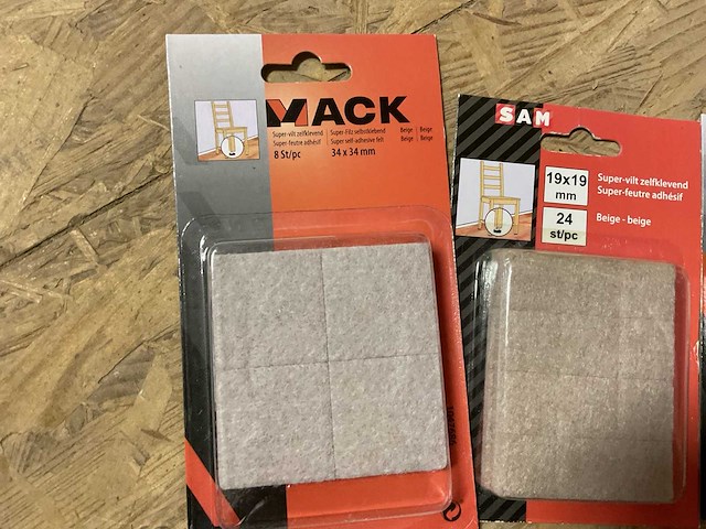 1 x partij stoeldoppen; viltglijders; deurstoppen - afbeelding 3 van  13