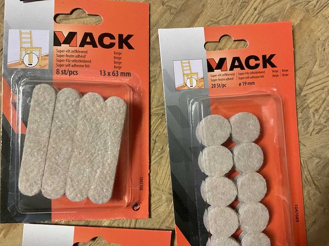 1 x partij stoeldoppen; viltglijders; deurstoppen - afbeelding 11 van  13