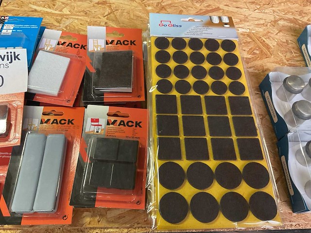 1 x partij stoeldoppen; viltglijders - afbeelding 3 van  12