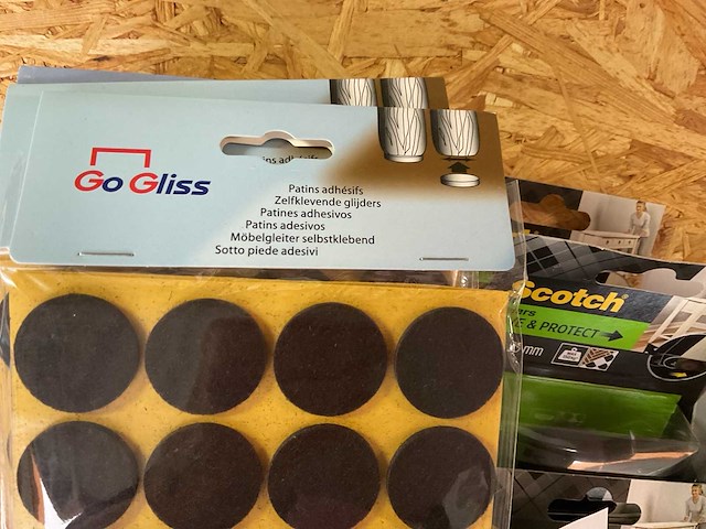 1 x partij stoeldoppen; viltglijders - afbeelding 4 van  9