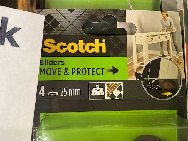 1 x partij stoeldoppen; viltglijders - afbeelding 7 van  9