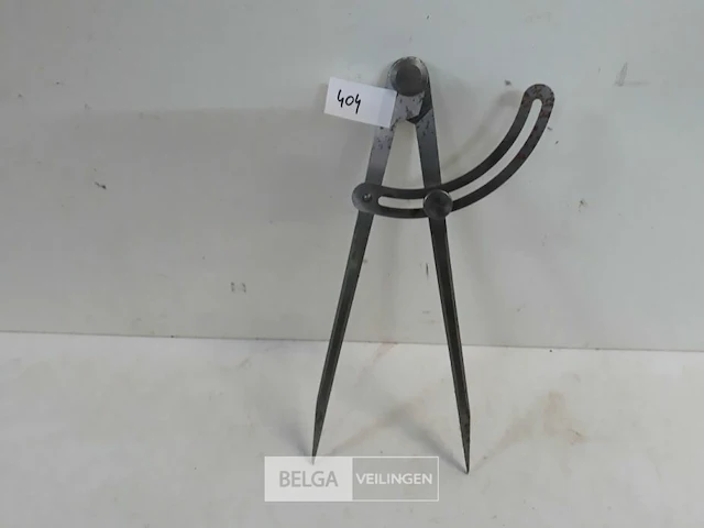 1 x passer metaal 250mm met boog - afbeelding 3 van  3