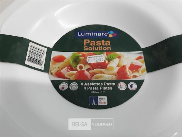 1 x pasta bord 4 stuks luminarc - afbeelding 3 van  3