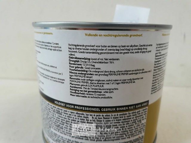 1 x permaline primer 500 ml wit - afbeelding 3 van  3