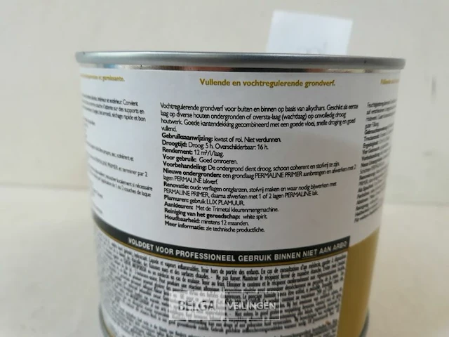 1 x permaline primer 500 ml wit - afbeelding 3 van  3