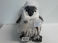1 x pinguin met rugzak 26 cm - afbeelding 2 van  3