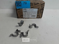 1 x poutrelleklem 7,5-12mm buis 20 mm 100 stuks - afbeelding 1 van  3