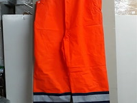 1 x regen bretellenbroek oranje fluo fristads xl - afbeelding 1 van  3