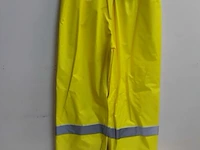 1 x regenbroek pvc geel fluo l