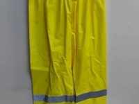 1 x regenbroek pvc geel fluo l - afbeelding 3 van  3