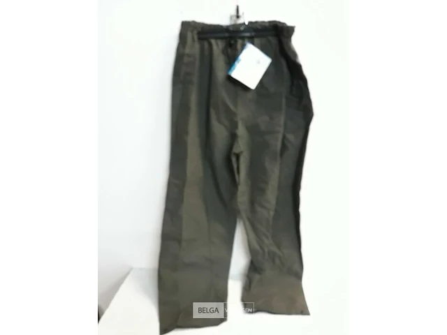 1 x regenbroek rain-stretch groen xxl - afbeelding 2 van  3