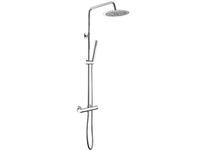1 x regendoucheset met thermostaat - chrome - afbeelding 1 van  3
