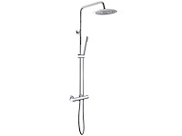 1 x regendoucheset met thermostaat - chrome - afbeelding 1 van  3