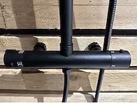 1 x regendoucheset met thermostaat - zwart - afbeelding 4 van  6