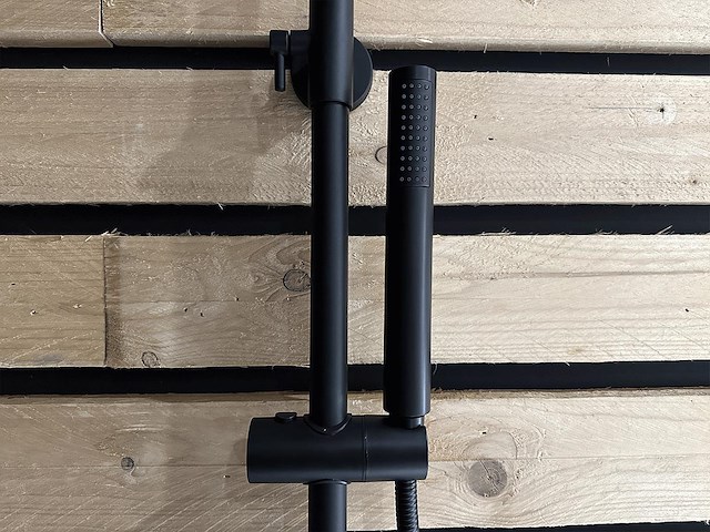 1 x regendoucheset met thermostaat - zwart - afbeelding 6 van  6