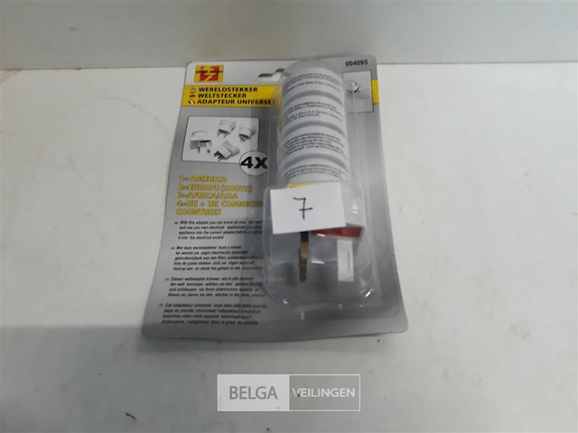 1 x reisstekkers 4 stuks - afbeelding 1 van  3