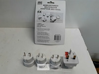 1 x reisstekkers 4 stuks - afbeelding 3 van  3