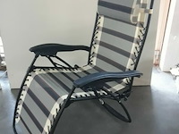 1 x relax luxe campingstoel verstelbaar met kussen - afbeelding 3 van  3