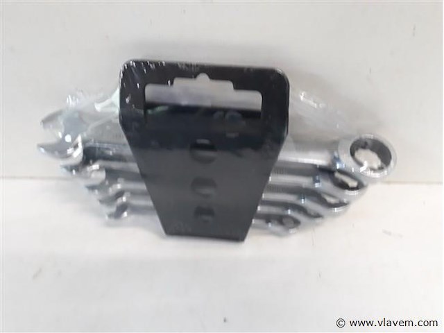 1 x ring-ratel steeksleutel 5 delig - afbeelding 2 van  2