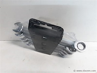 1 x ring-ratel steeksleutel 5 delig - afbeelding 1 van  2