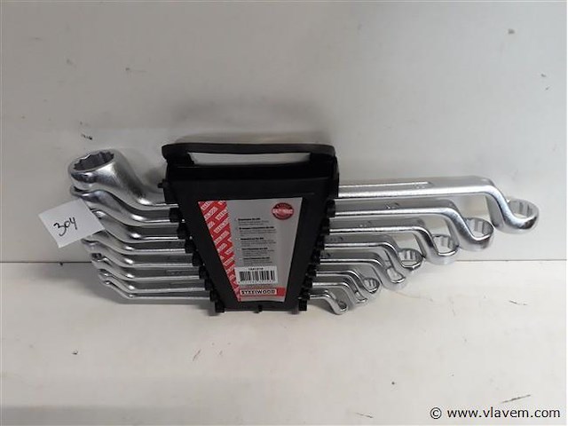 1 x ringsleutelset 8 delig - afbeelding 1 van  2