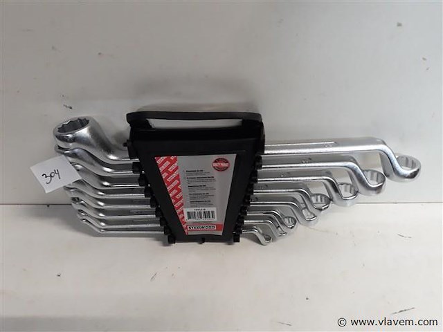 1 x ringsleutelset 8 delig - afbeelding 1 van  2