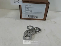 1 x rondellen inox a2 m 10 200 stuks - afbeelding 3 van  3
