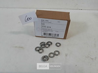 1 x rondellen inox a2 m 6 200 stuks - afbeelding 1 van  3
