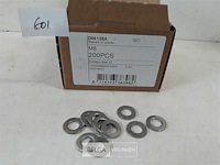 1 x rondellen inox a2 m 8 200 stuks - afbeelding 3 van  3