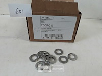 1 x rondellen inox a2 m 8 200 stuks - afbeelding 3 van  3