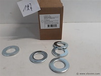 1 x rondellen verzinkt m 16 100 stuks - afbeelding 2 van  2