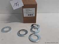 1 x rondellen verzinkt m 16 100 stuks - afbeelding 2 van  2