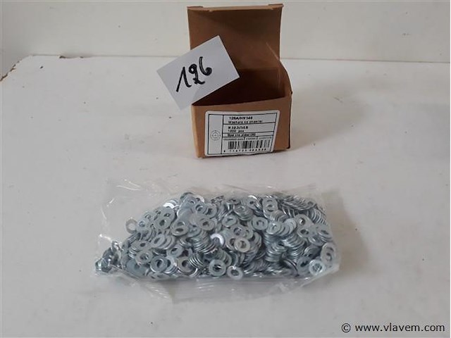 1 x rondellen verzinkt m 3 1000 stuks - afbeelding 1 van  2